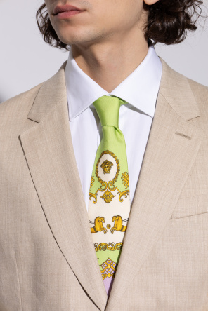 Corbata de seda con estampado od Versace