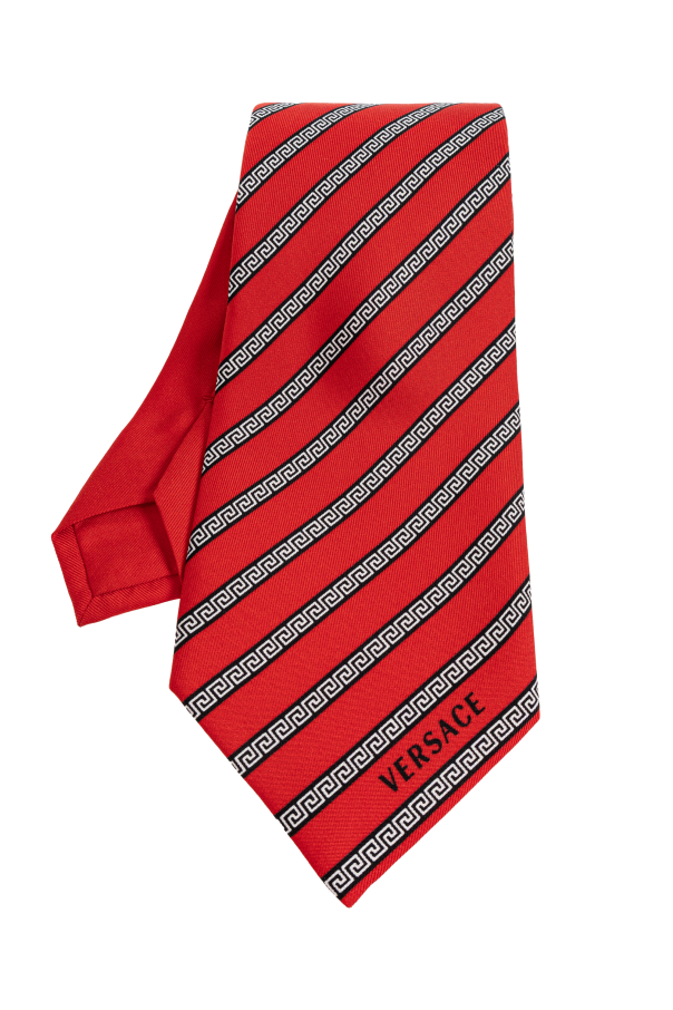Silk tie with Greek pattern od Versace