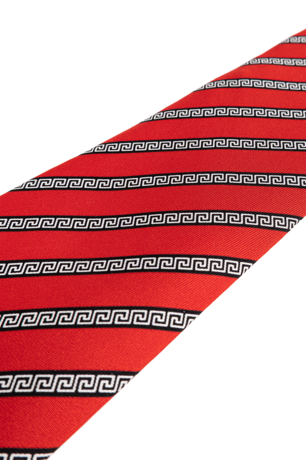 Versace Silk tie with Greek pattern