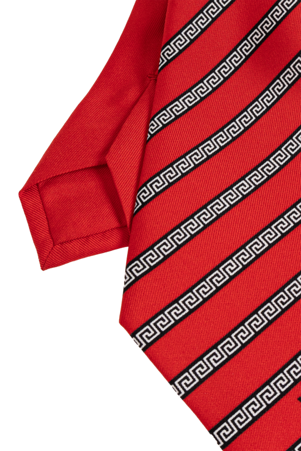 Versace Silk tie with Greek pattern