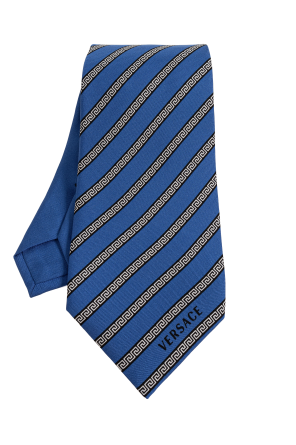 Silk tie with Greek pattern