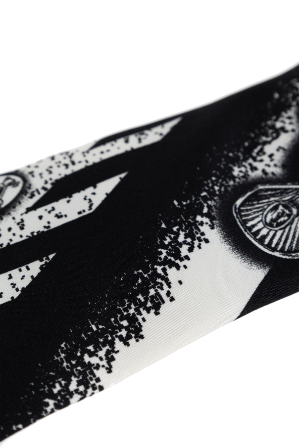 Versace Silk tie with "Formula 6" print