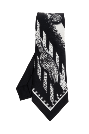 Silk tie with "Formula 6" print