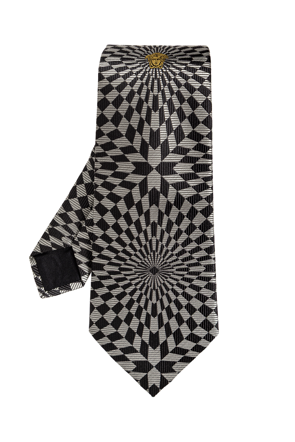 Silk tie with Medusa head od Versace