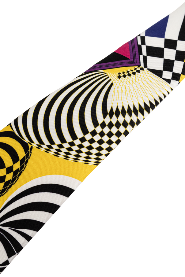 Versace Silk tie with 'Teatro' print