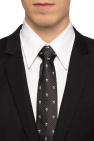 Alexander McQueen Krawat z motywem czaszki