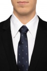 Alexander McQueen NAVY BLUE Skull motif tie