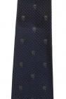 Alexander McQueen NAVY BLUE Skull motif tie