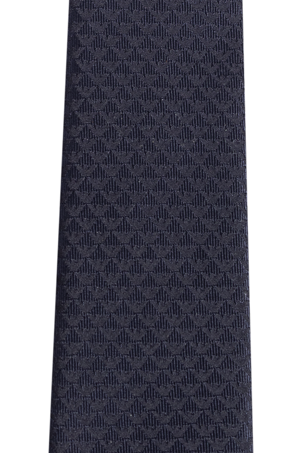 Emporio Armani Silk tie with monogram