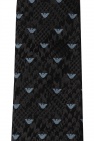 Emporio Armani BLACK Silk tie with logo