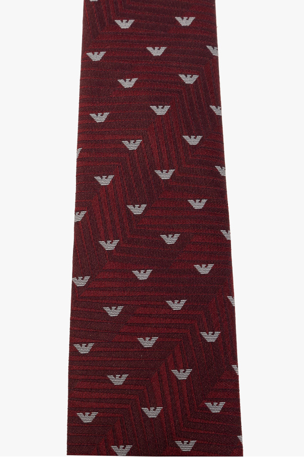 Emporio Armani Logo-Schild Silk tie