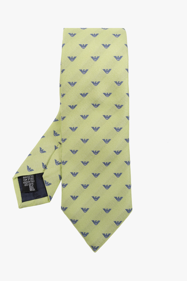 Emporio armani semi-sheer Silk tie