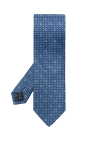 FERRAGAMO BLUE Silk tie