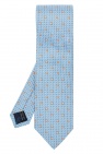 FERRAGAMO Patterned tie with logo