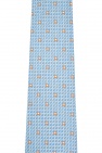 FERRAGAMO Patterned tie with logo