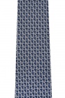 FERRAGAMO NAVY BLUE Patterned tie