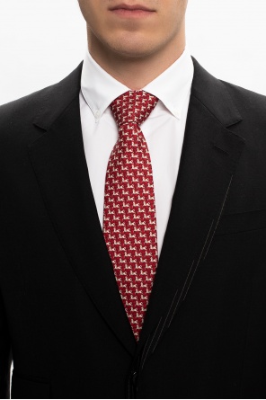 Jedwabny krawat od FERRAGAMO