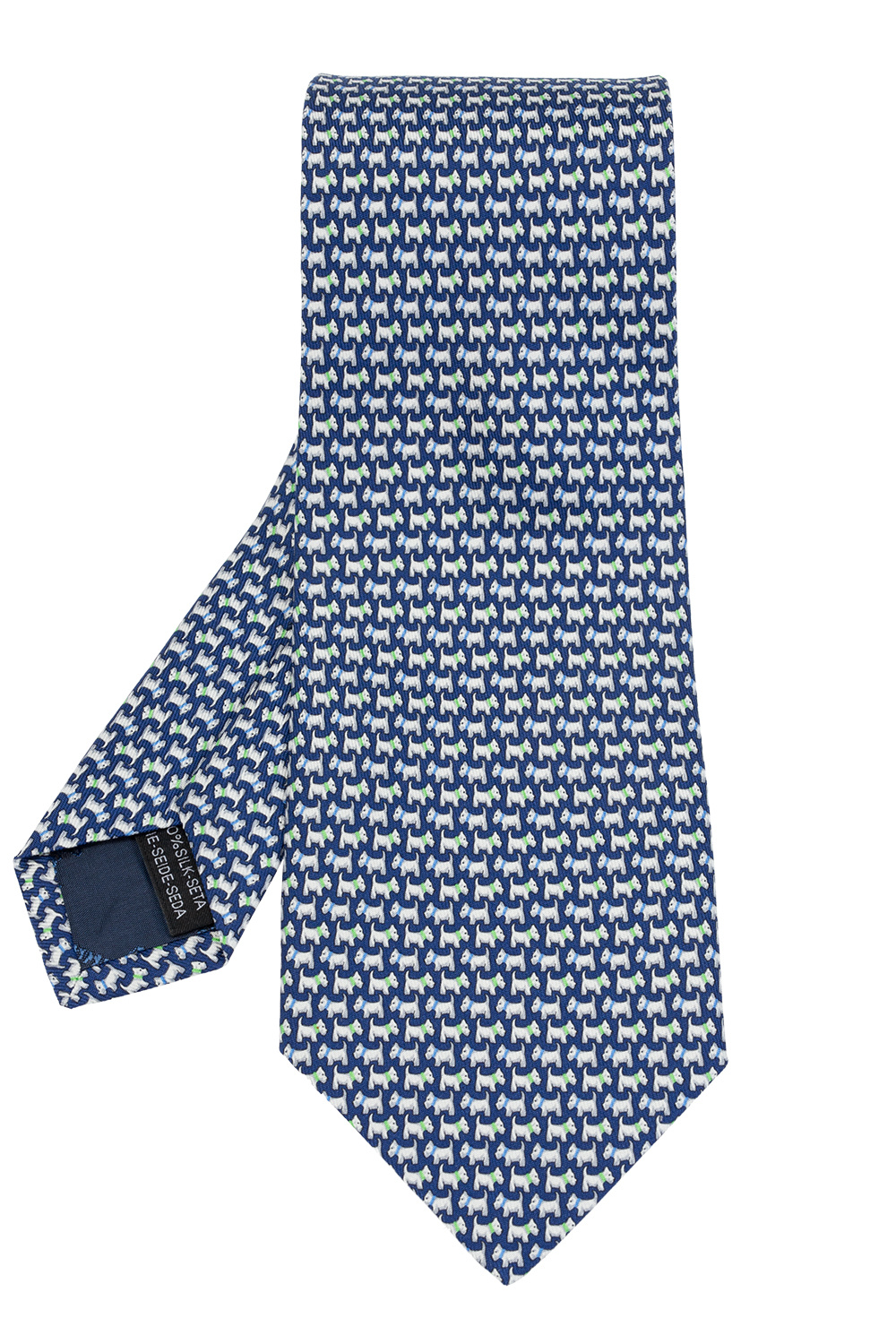 salvatore vest Ferragamo Printed tie