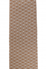 FERRAGAMO beige Tie with Gancini motif