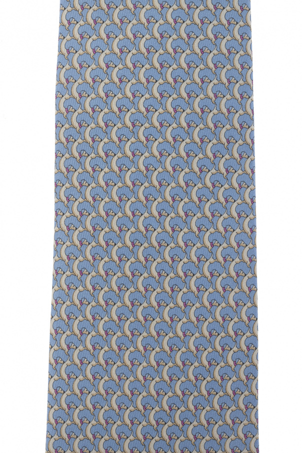 salvatore take Ferragamo Patterned tie