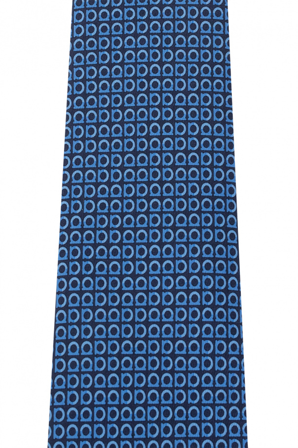 salvatore quilted Ferragamo Silk tie