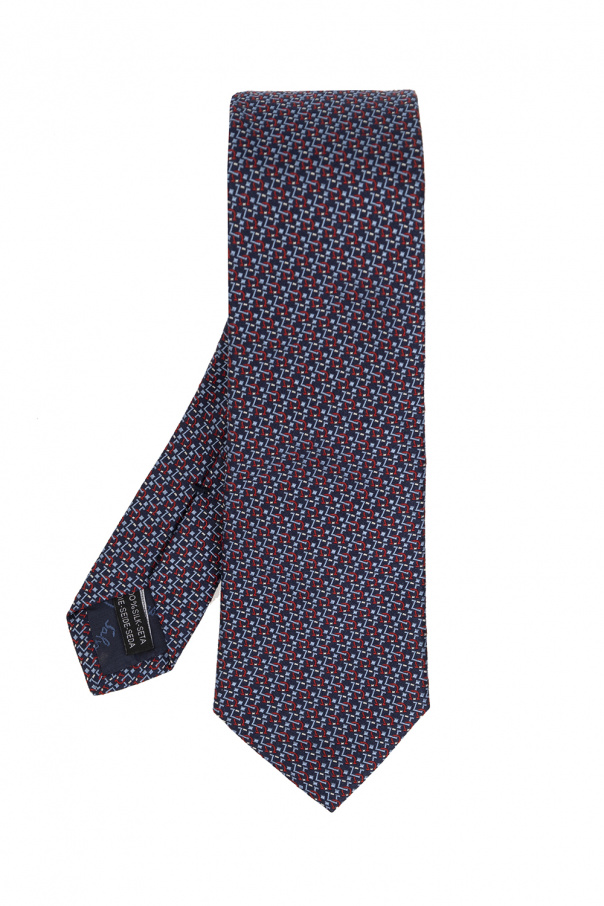 salvatore Paski Ferragamo Silk tie