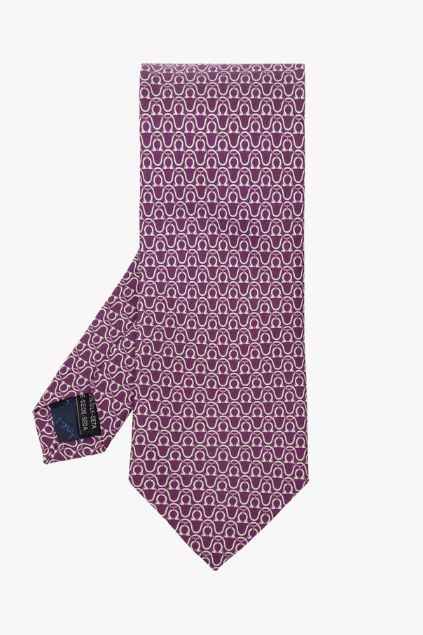 Jedwabny krawat od FERRAGAMO