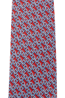FERRAGAMO Silk tie with a monogram