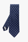 FERRAGAMO Silk tie with print