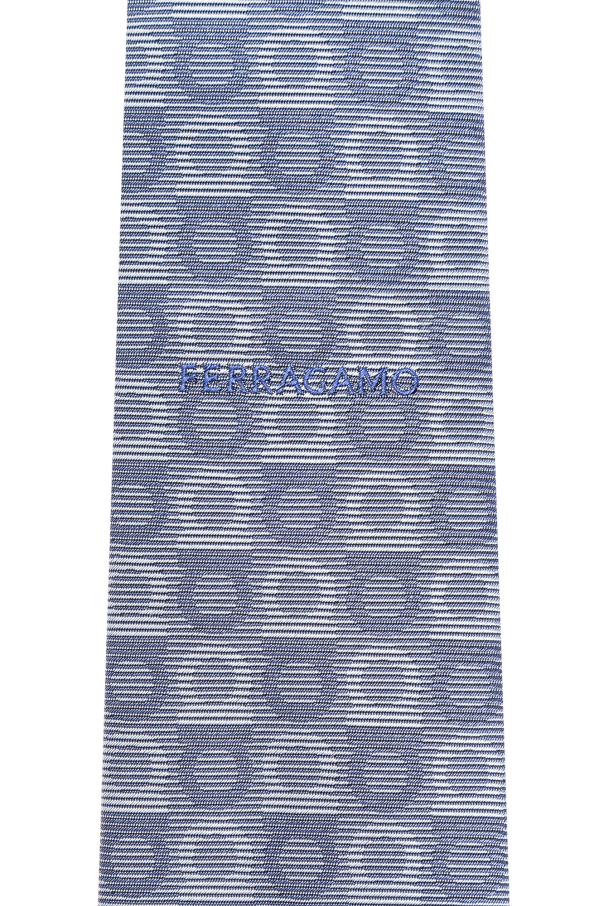FERRAGAMO Patterned tie in silk