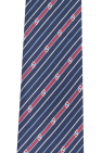 FERRAGAMO Silk tie with striped pattern