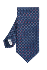 FERRAGAMO NAVY BLUE Silk tie