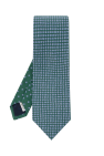 FERRAGAMO GREEN Silk tie