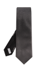 FERRAGAMO BLACK ‘Tokio’ silk tie