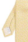 FERRAGAMO YELLOW Silk tie