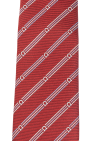 FERRAGAMO Silk tie with striped pattern