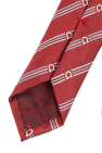 FERRAGAMO Silk tie with striped pattern