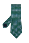 FERRAGAMO GREEN Silk tie