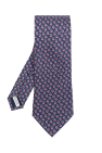 FERRAGAMO NAVY BLUE Silk tie