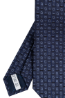 FERRAGAMO NAVY BLUE Silk Tie