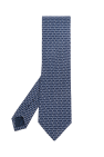 FERRAGAMO NAVY BLUE Silk tie