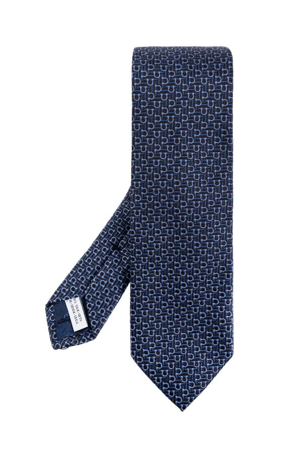Silk tie with monogram, zdjęcie 1 Silk tie with monogram od FERRAGAMO
