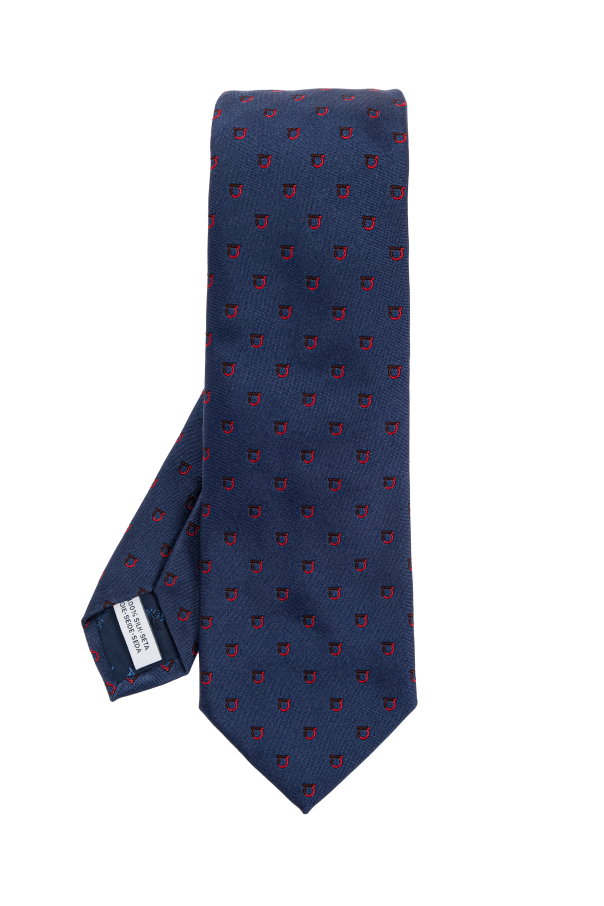 FERRAGAMO Jedwabny krawat