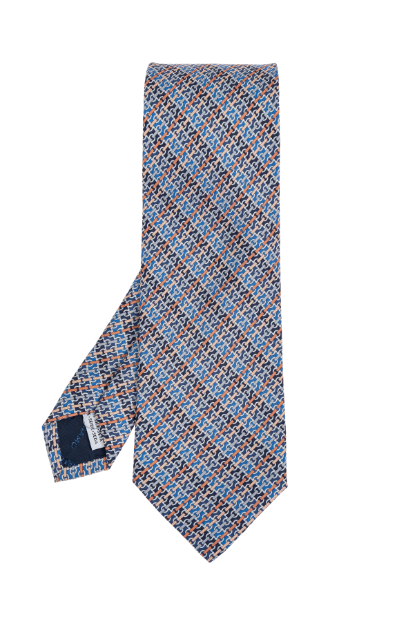 FERRAGAMO Jedwabny krawat