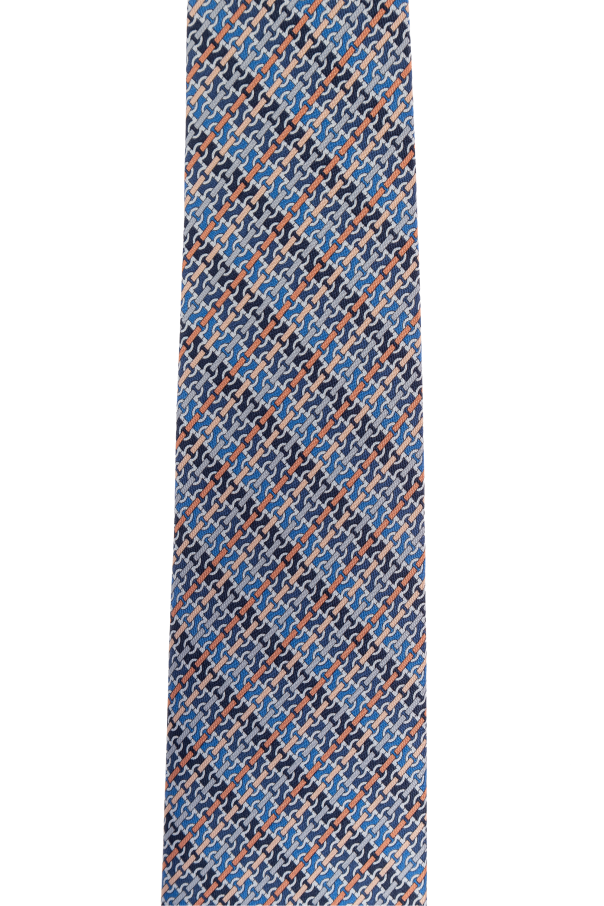 FERRAGAMO Jedwabny krawat