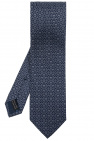 FERRAGAMO NAVY BLUE Silk tie