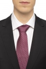 FERRAGAMO BURGUNDY Patterned tie