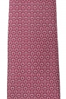 FERRAGAMO BURGUNDY Patterned tie