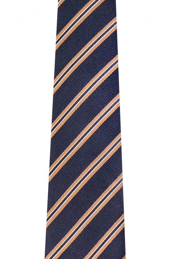 Giorgio Armani Antracite Striped tie