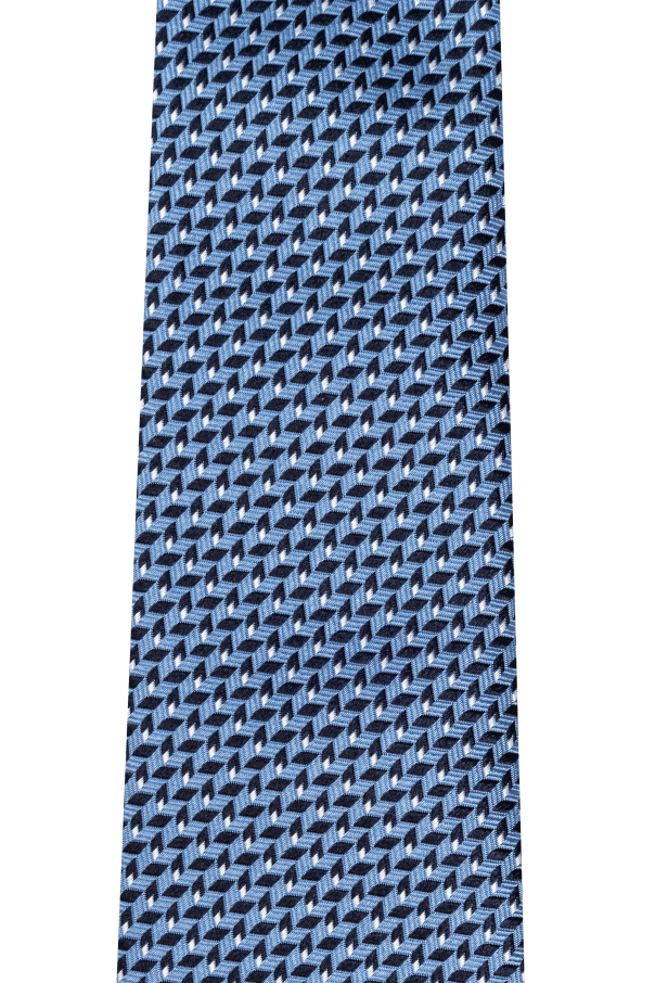 Giorgio Armani Wzorzysty krawat
